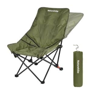 Faltbarer Camping Hochlehner Sessel mit Baumwollpolsterung